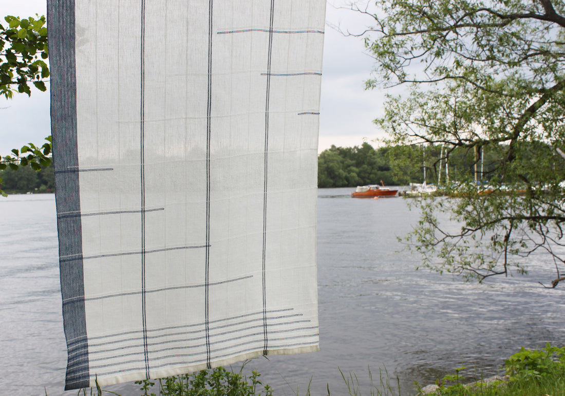 リネンのカーテン（手織り ）