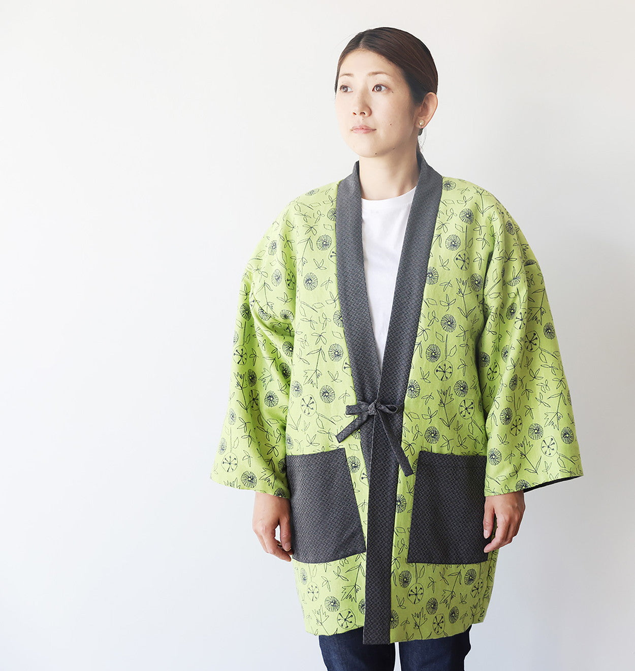 リバーシブル半天